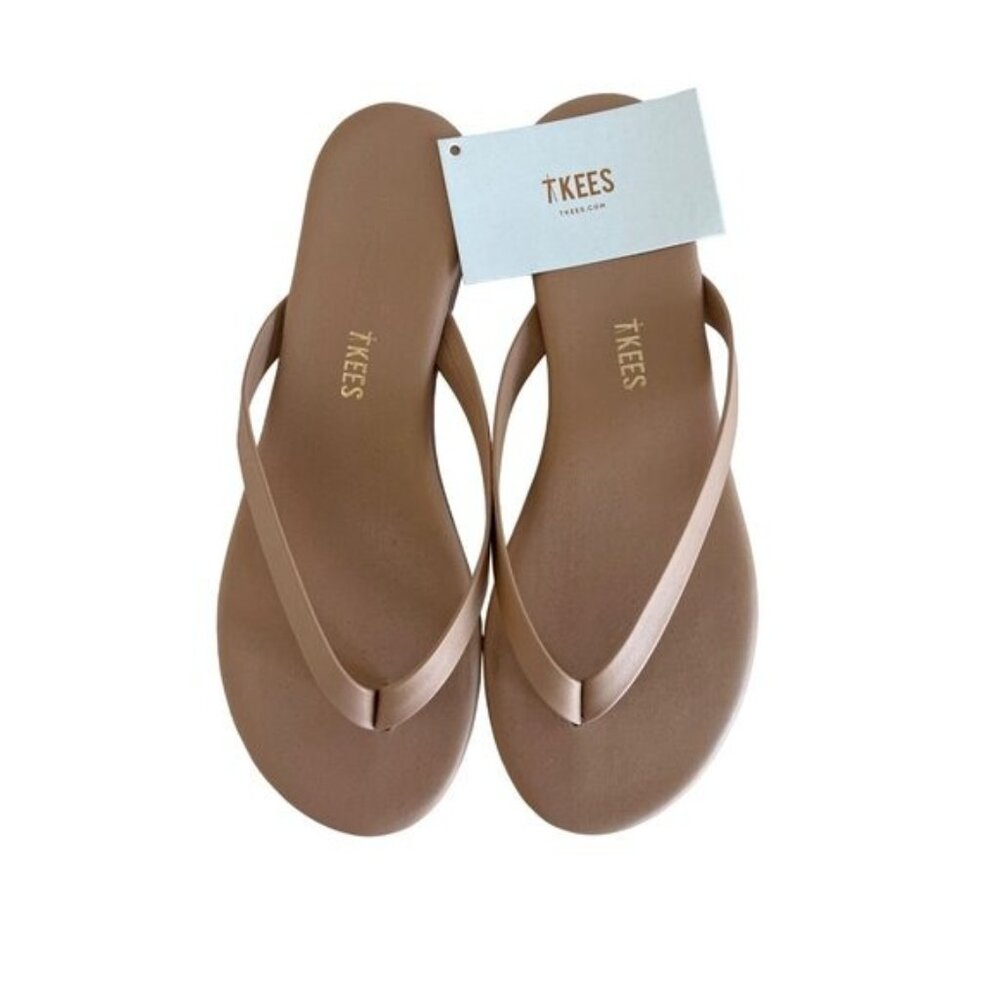 Tkees The Boyfriend Sandal Leather Flip-Flops Pout Color - Picture 3 of 4